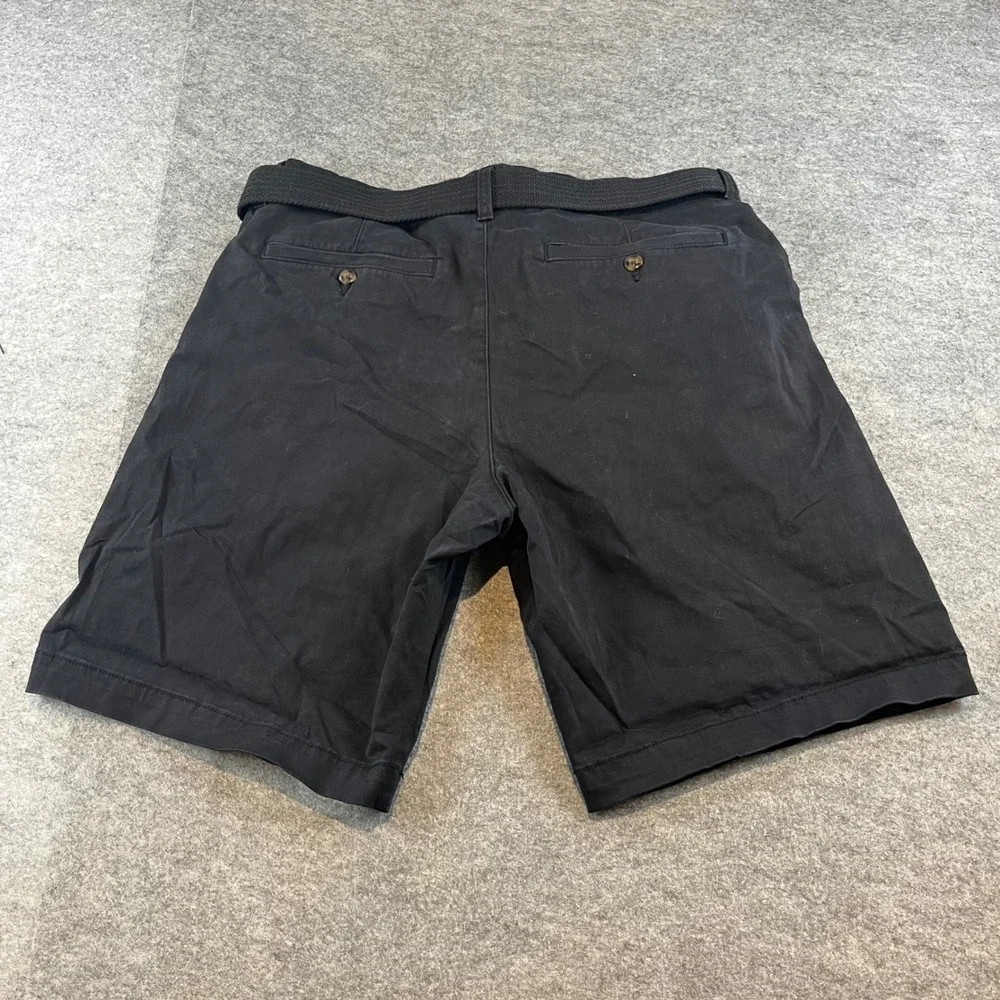 Gap Men Chino Shorts‎ Black Casual Preppy 32 With Belt